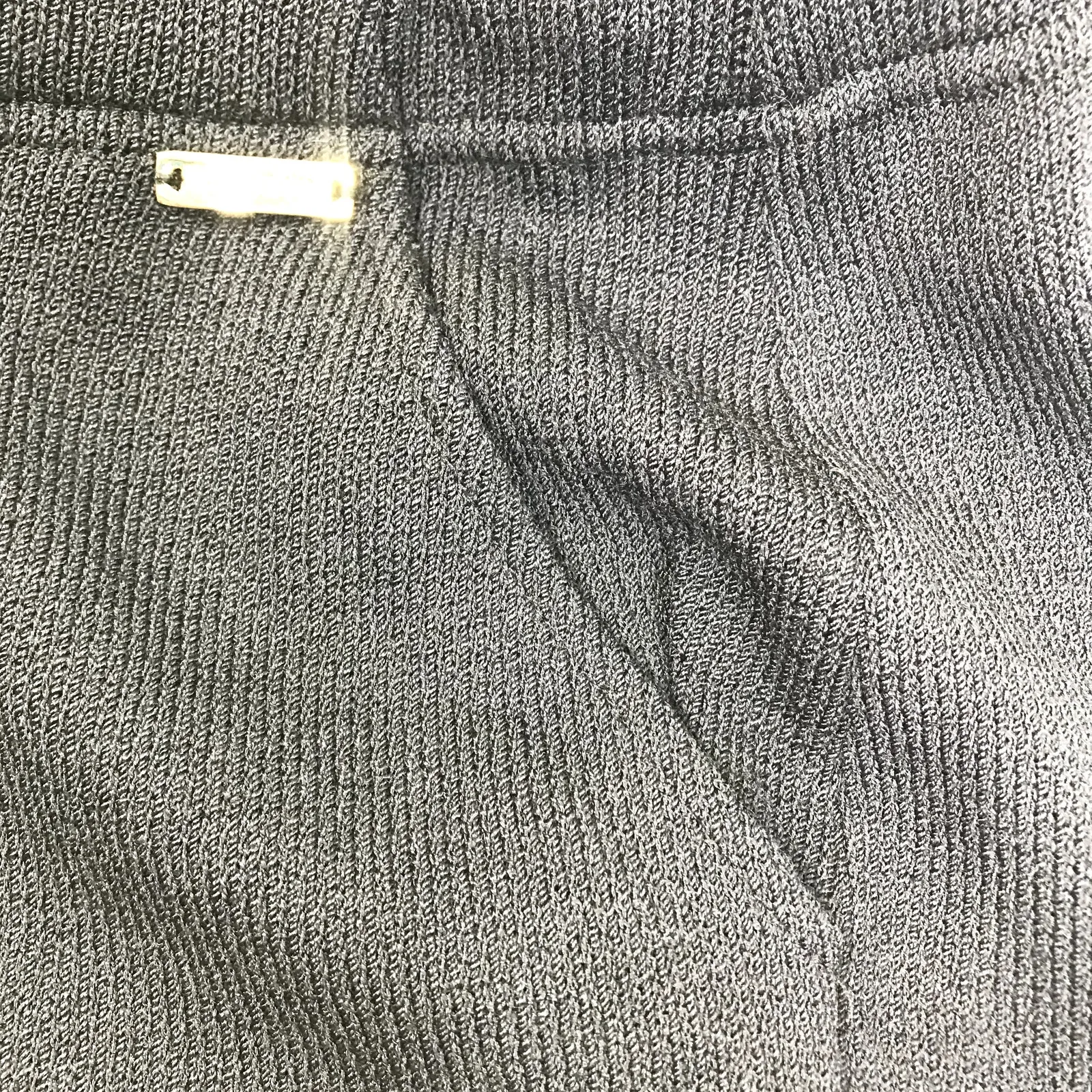 ST JOHN SPORT Wide Knit Pant Women S Black Wool Blend Versatile WhimsyGoth Y2K - Image 6