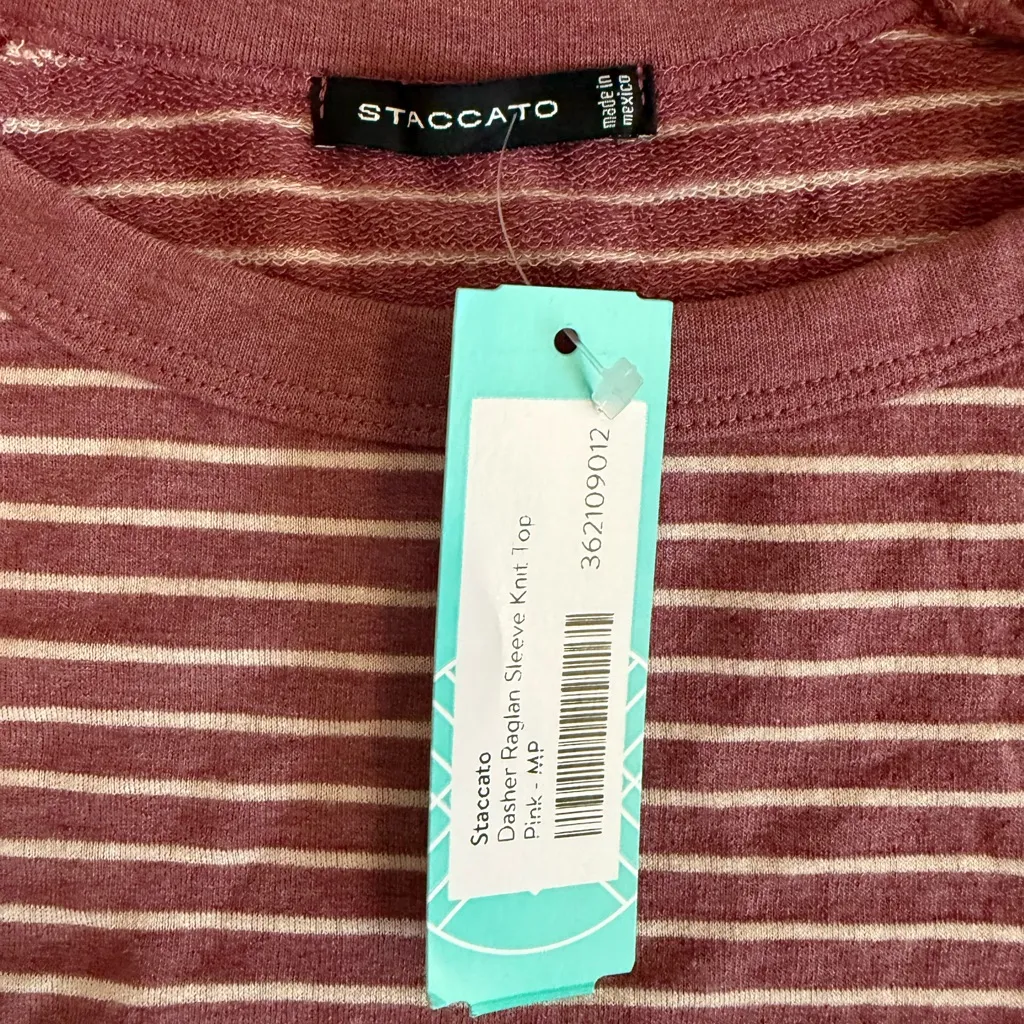 Staccato Dasher Raglan Sleeve Knit Top Purple MP NWT STITCH FIX - Image 8