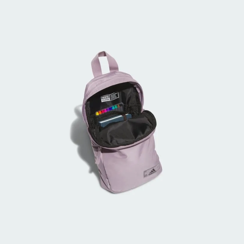 Adidas Essentials 2 Sling Crossbody Bag in  preloved Fig purple /Black color - Image 7