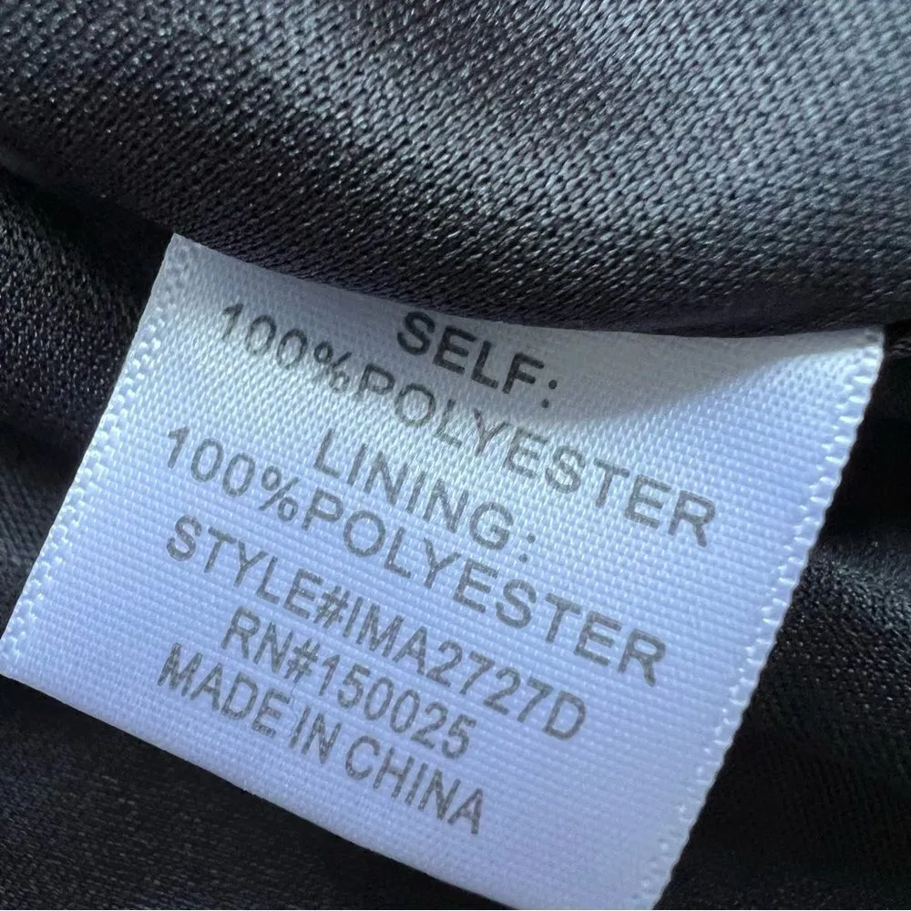 ASOS Emory Park Dark Ditzy Floral Print Maxi Dress Size Large Long Sleeve - Image 11