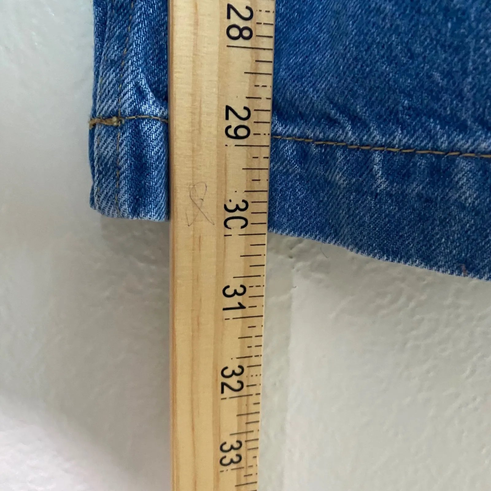 & Other Stories Stockholm Atelier Wide Leg Pleated Jeans Blue Denim US 10 EU 42 - Image 7