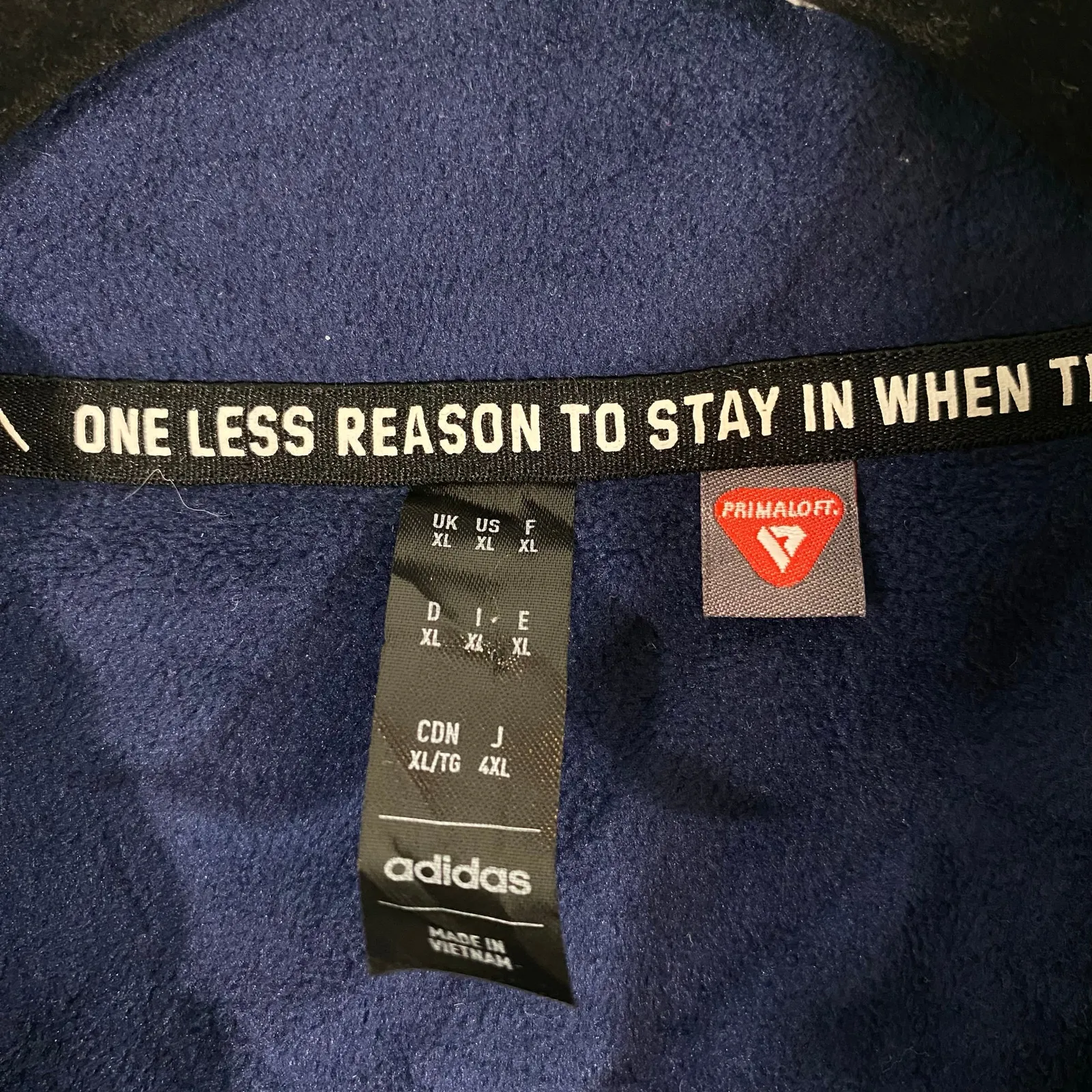 Adidas Men Navy Ultimate 365 Tour Frost Guard Primaloft Padded Vest Size XL - Image 5