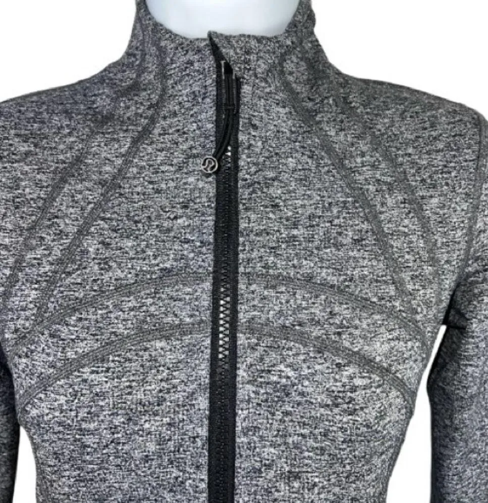 Lululemon Women's Athletica Define Jacket Size 4  w/ Thumb Hole Full Zip - Image 7