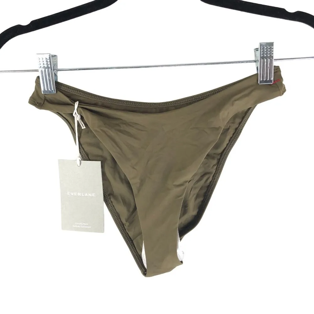 Everlane Womens The Thigh-High Bikini Bottom Beech Green S - Image 3