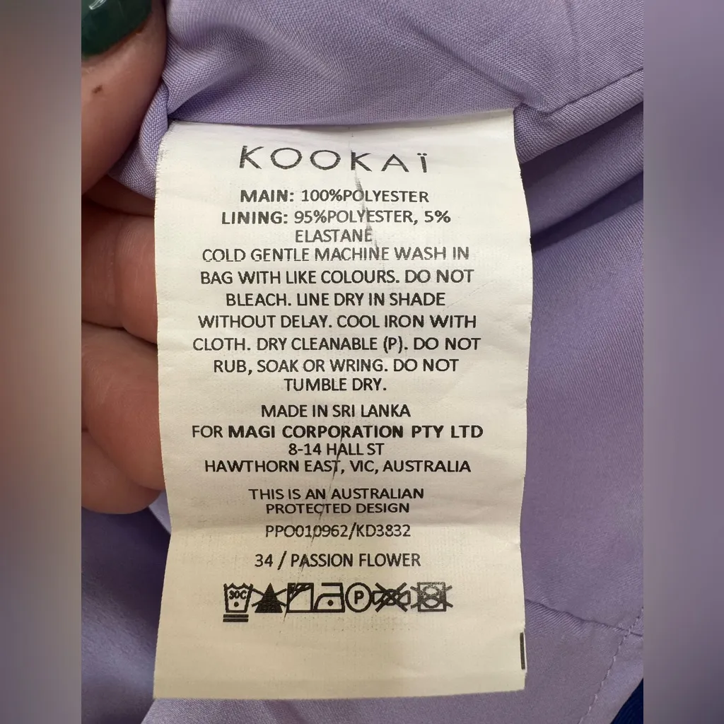 Kookai Oyster Contour Strapless Mini Dress in Passion Flower size US 2 Small - Image 12