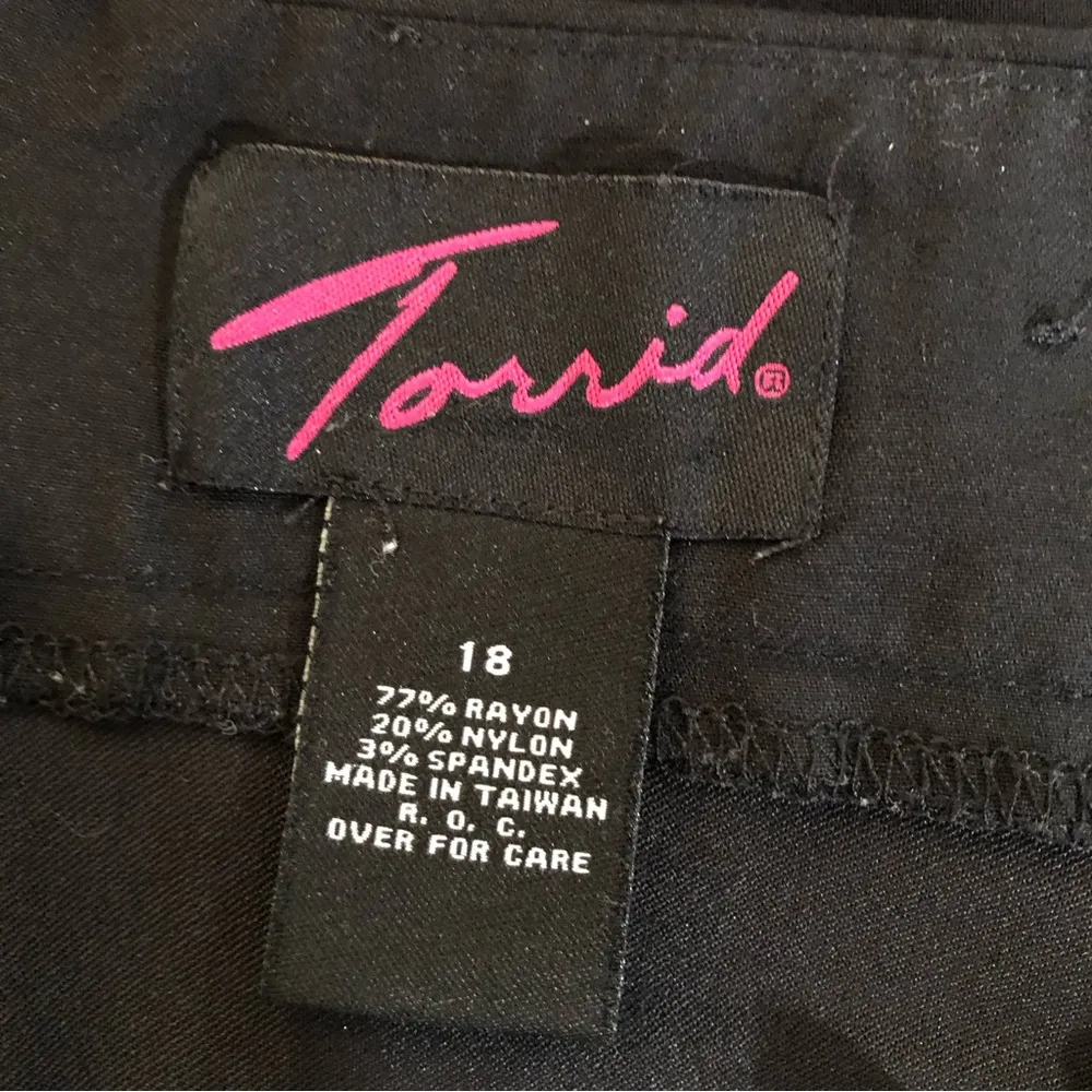 Torrid sexy black beatnik cocktail party pencil skirt sz 18 - Image 7