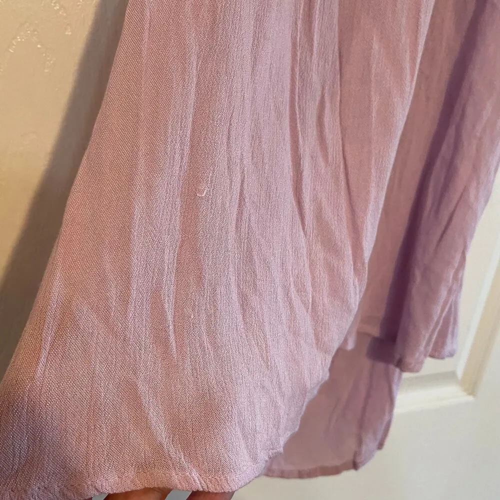 O’Neill light purple crochet halter top size Large - Image 5