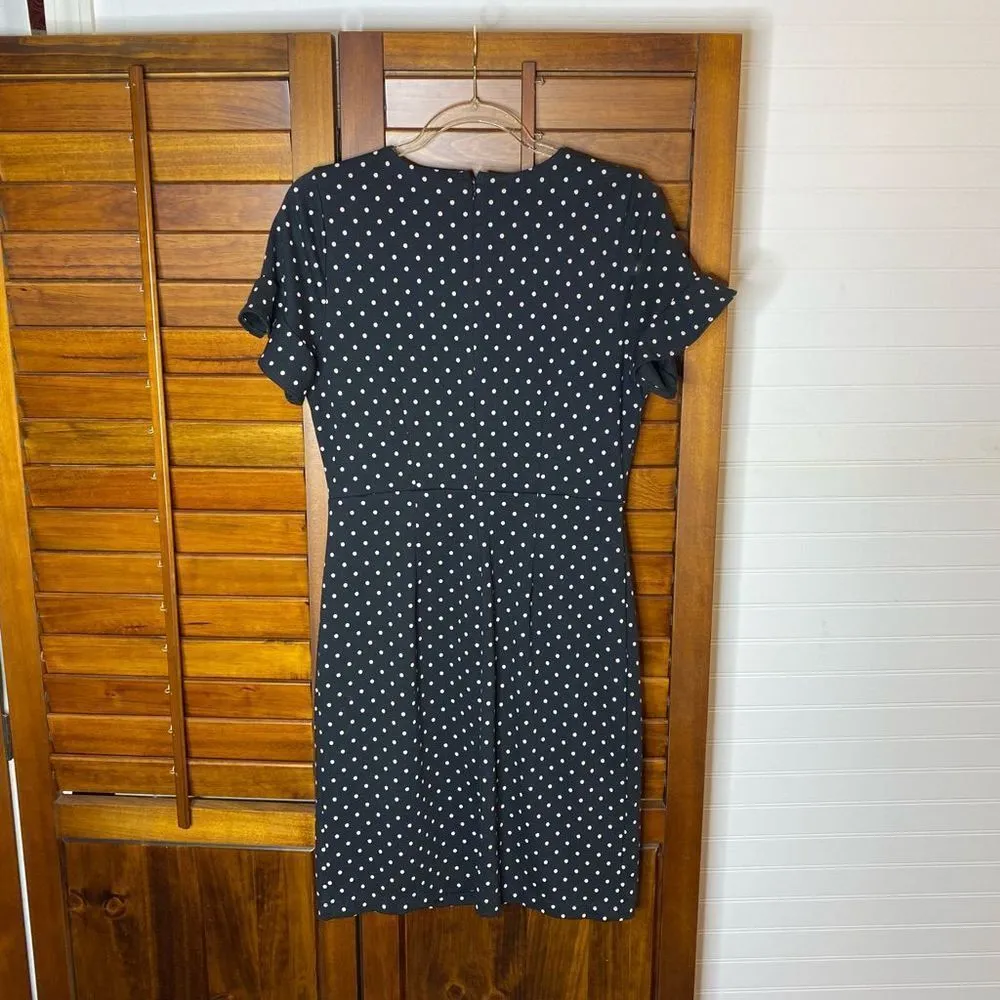 Old Navy Polka Dot Ruffle Sleeve Dress - Image 4