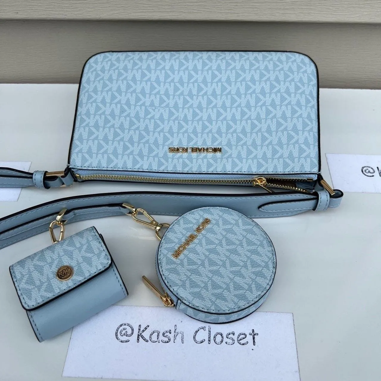 Michael Kors Pale Ocean Tech Attach Crossbody - Image 3