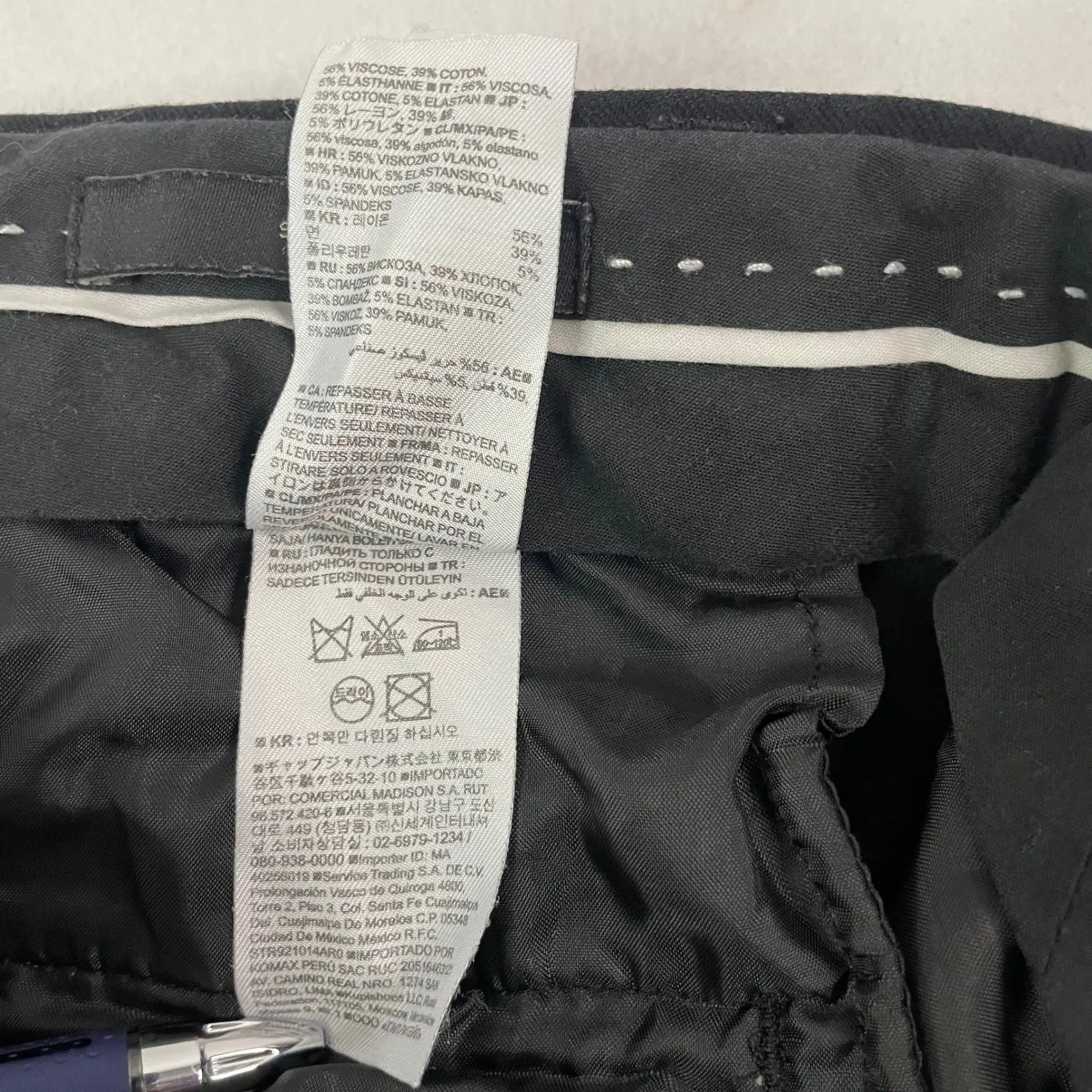 Banana Republic Sloan Women's Black Pants Slim Fit Ankle Career Sz 6S *FLAW‎ GUC - Image 10