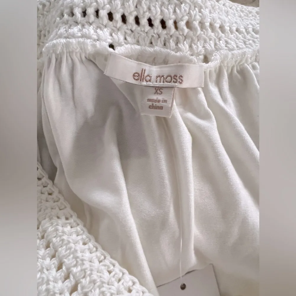 Ella Moss Modal tops in white,-small - Image 2