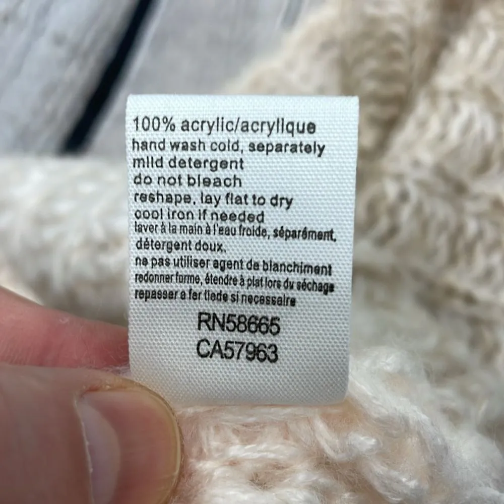 Scarf Chunky Knit Neutral colors infinity warm soft cozy - Image 9