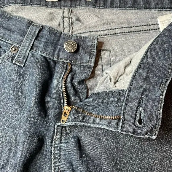 Signature Levi Strauss & Co Curvy Skinny Jeans Darnk Blue Denim Size 6 M Pockets - Image 5