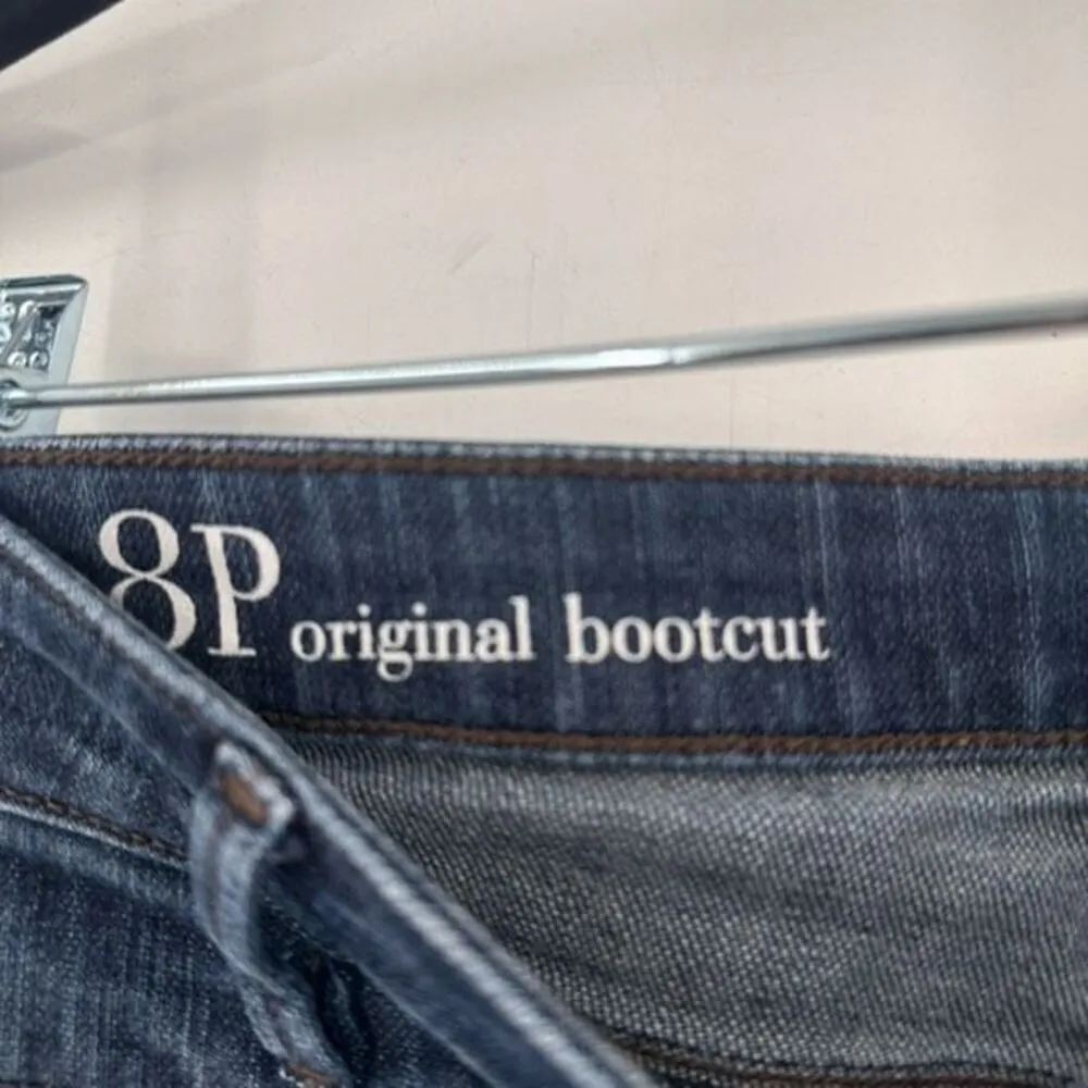 LOFT Ann Taylor Jeans Women’s 5-pocket Denim Original Bootcut Blue size 8 petite - Image 3