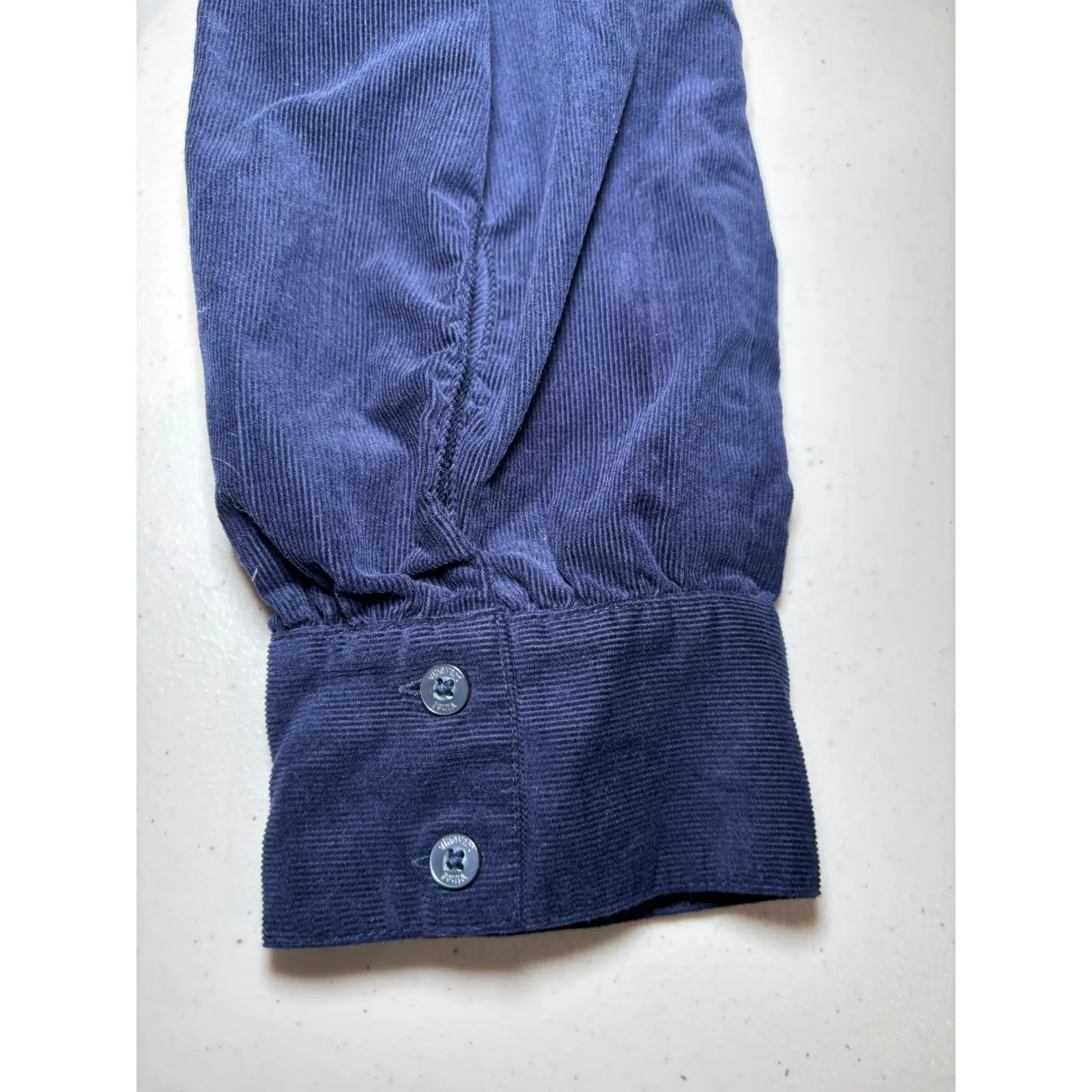 Vineyard Vines NWT Nautical Navy Blue Corduroy Popover Shirt Dress 2X Plus $168 - Image 14