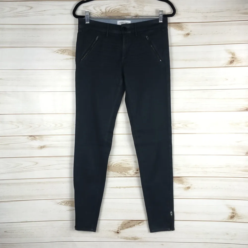 Habitual Wax Coated Ankle Zipper Skinny - Image 2