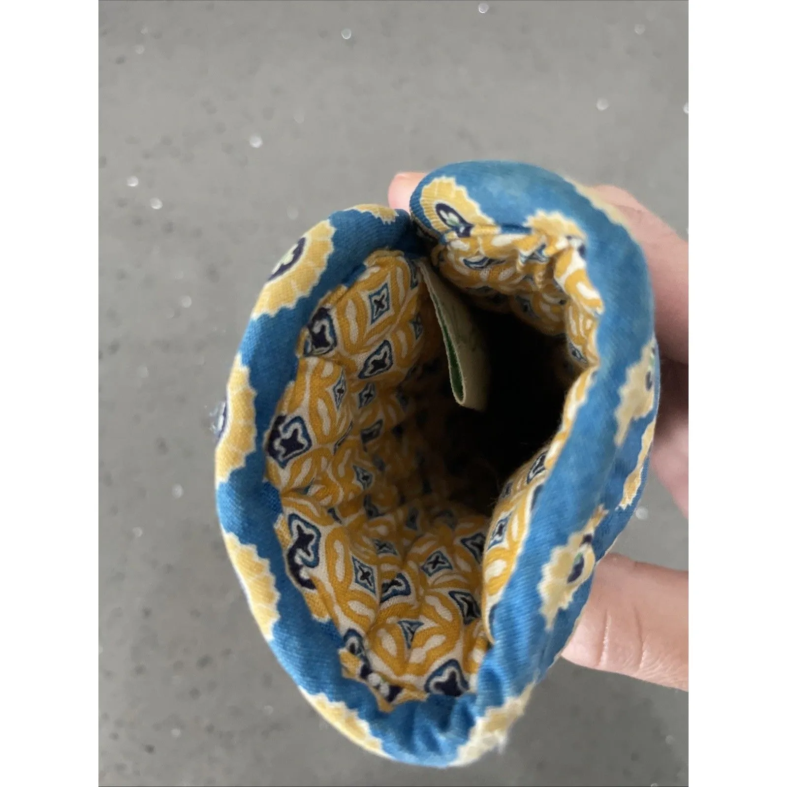 Vera Bradley Sunglass Eyeglass Case Pouch in Riviera Blue Pattern 2008 - Image 3