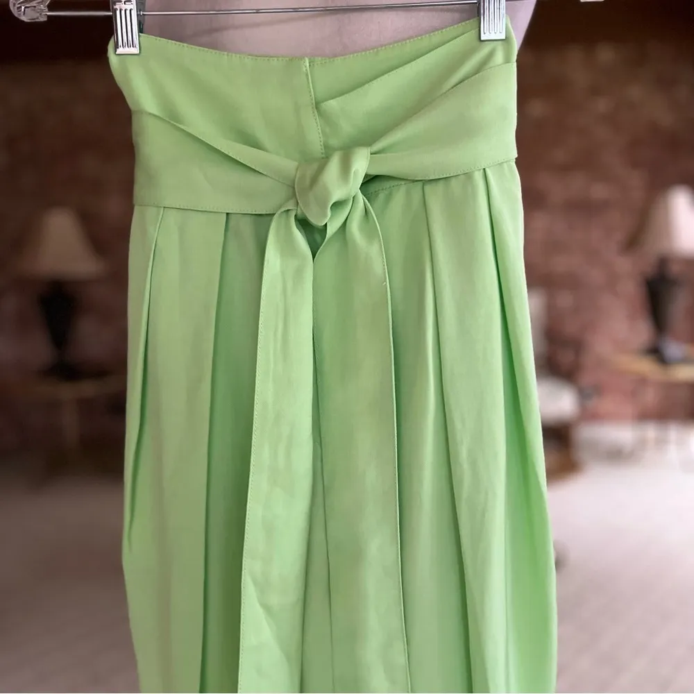 L’Academie Revolve Frostline Nile Lime Green Pants NWT XS - Image 5