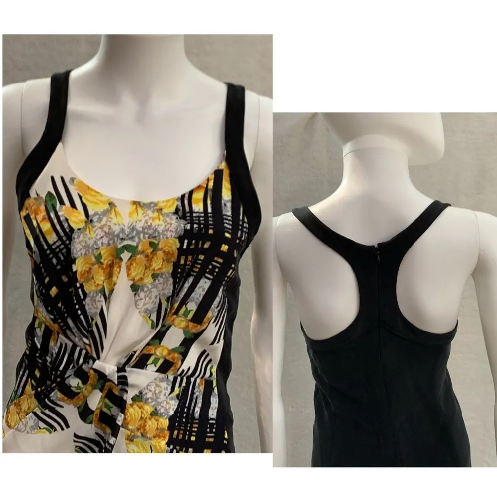 REBECCA MINKOFF Silk Joshua Raceback casual classic style party mini sexy dress - Image 6