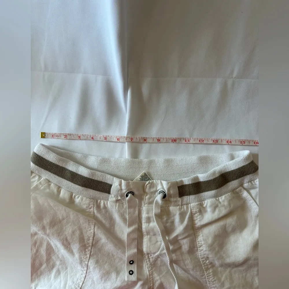 Converse Women’s Medium Linen white utility pants - Image 2