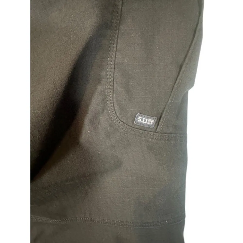 5.11  Tactical Black Cotton Blend Durable Casual Cargo Work Pants Women Sz 8 - Image 10