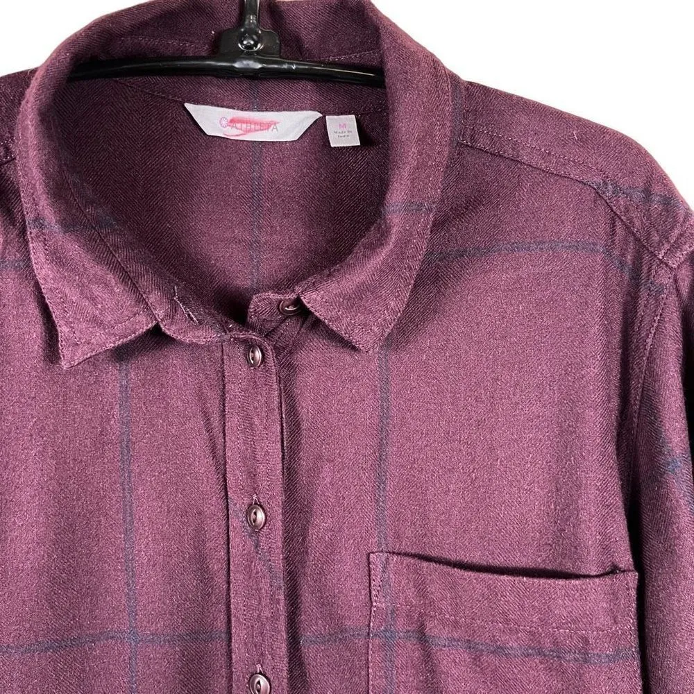 Women’s Athleta Heat Tech Button Down Long Sleeve Shirt - Image 3