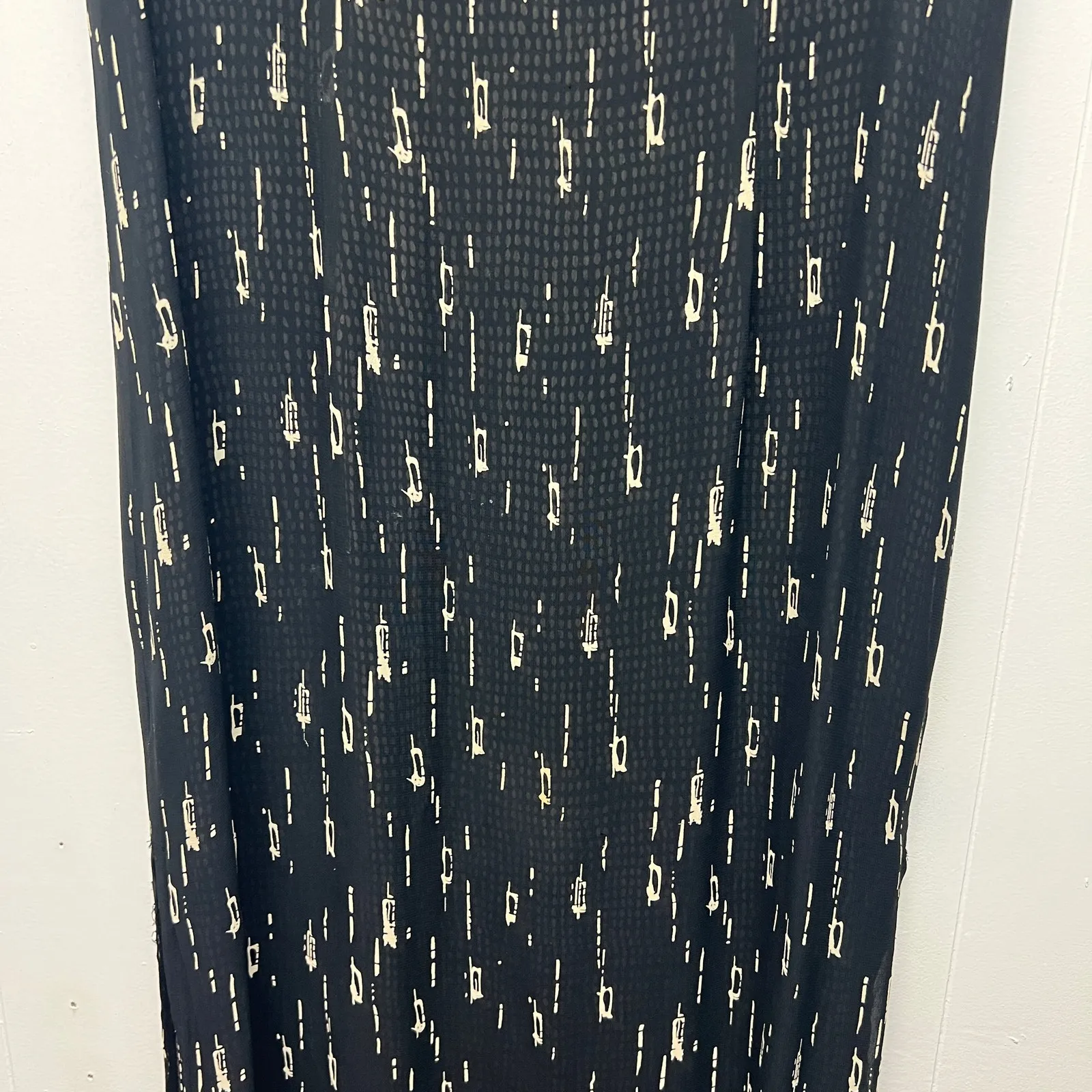 Jessica Howard Vintage V-Neck Short Sleeve Womens Overlay Maxi Dress Size Medium - Image 4