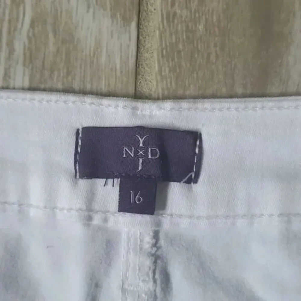 NWT NYDJ High Rise White Denim Pencil Skirt Size 16 | NYDJ High Rise Skirt - Image 3