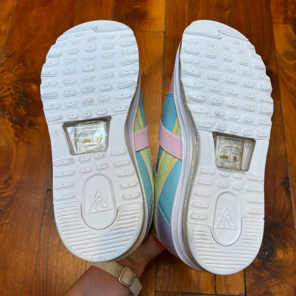 NEW YRU Qozmo Aiire Pastel Rainbow Light up High Top Sneakers 8 - Image 11