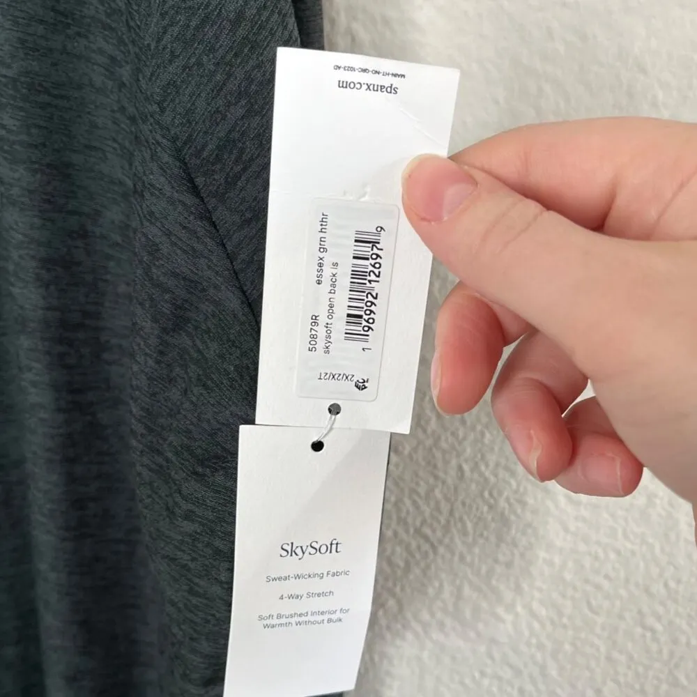 Spanx SkySoft Open Back Moisture Wicking Long Sleeve top 2X 50879R - Image 10