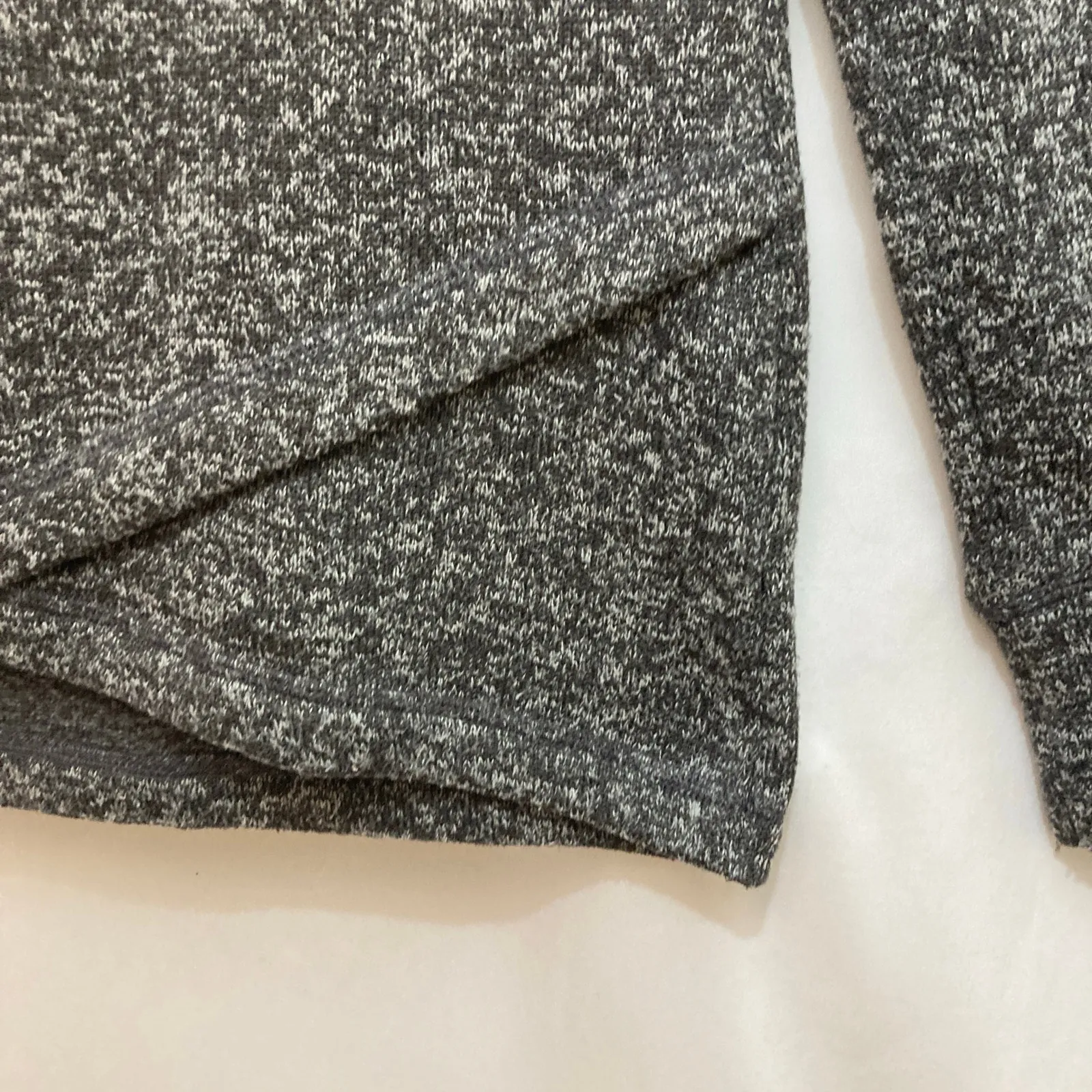 Ideology Cozy Heather Gray Cowl Neck Pullover Activewear Athleisure Sweater - Image 3