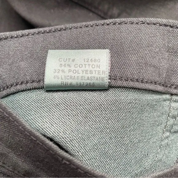 J Brand Jeans Coated Pine Green Skinny Low Rise Denim Size 28 | 6 2010s Fashion - Image 11