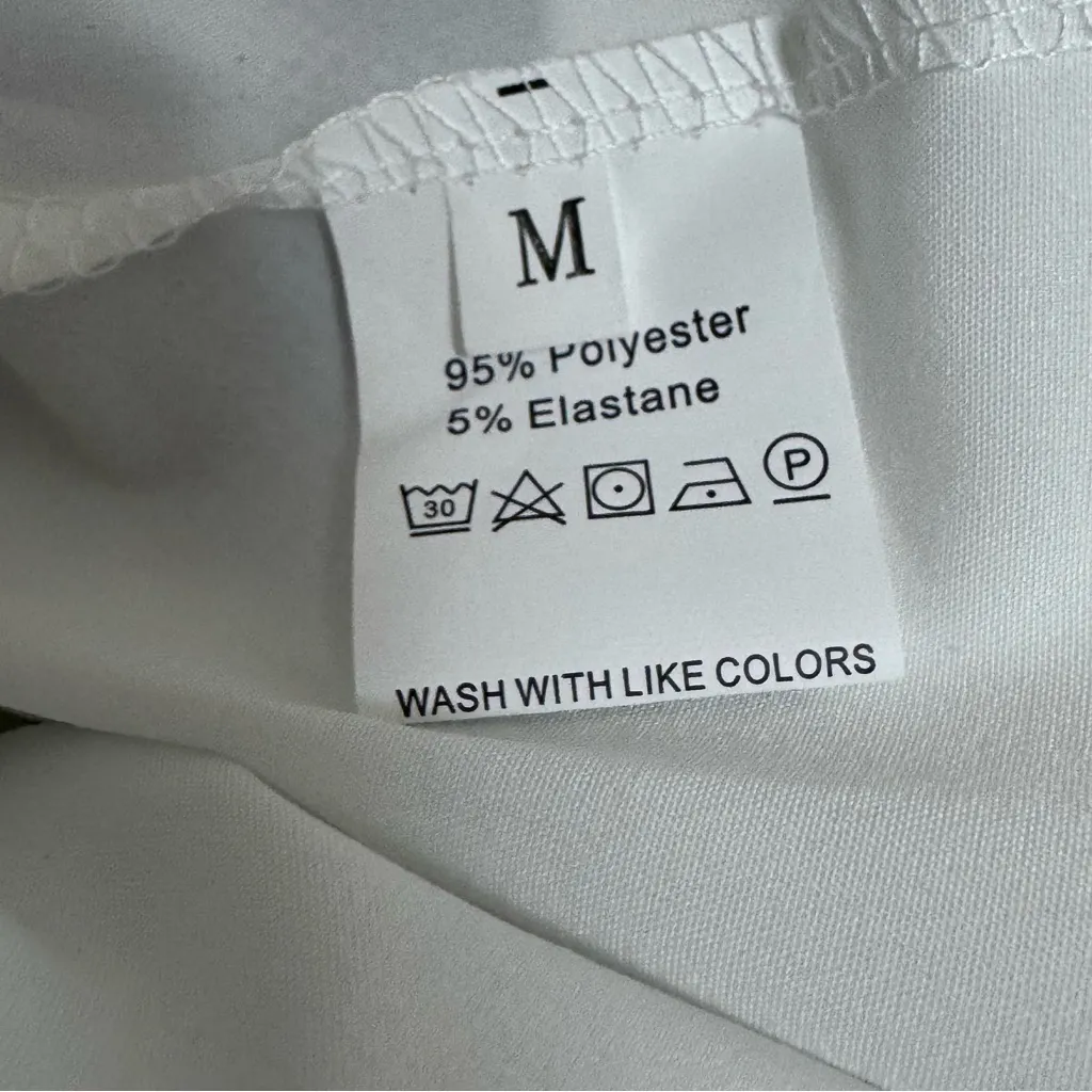 NWT Y2K Lace Mini Skirt – Pleated Ruffle Floral Lace Tiered Underskirt – Med White - Image 7