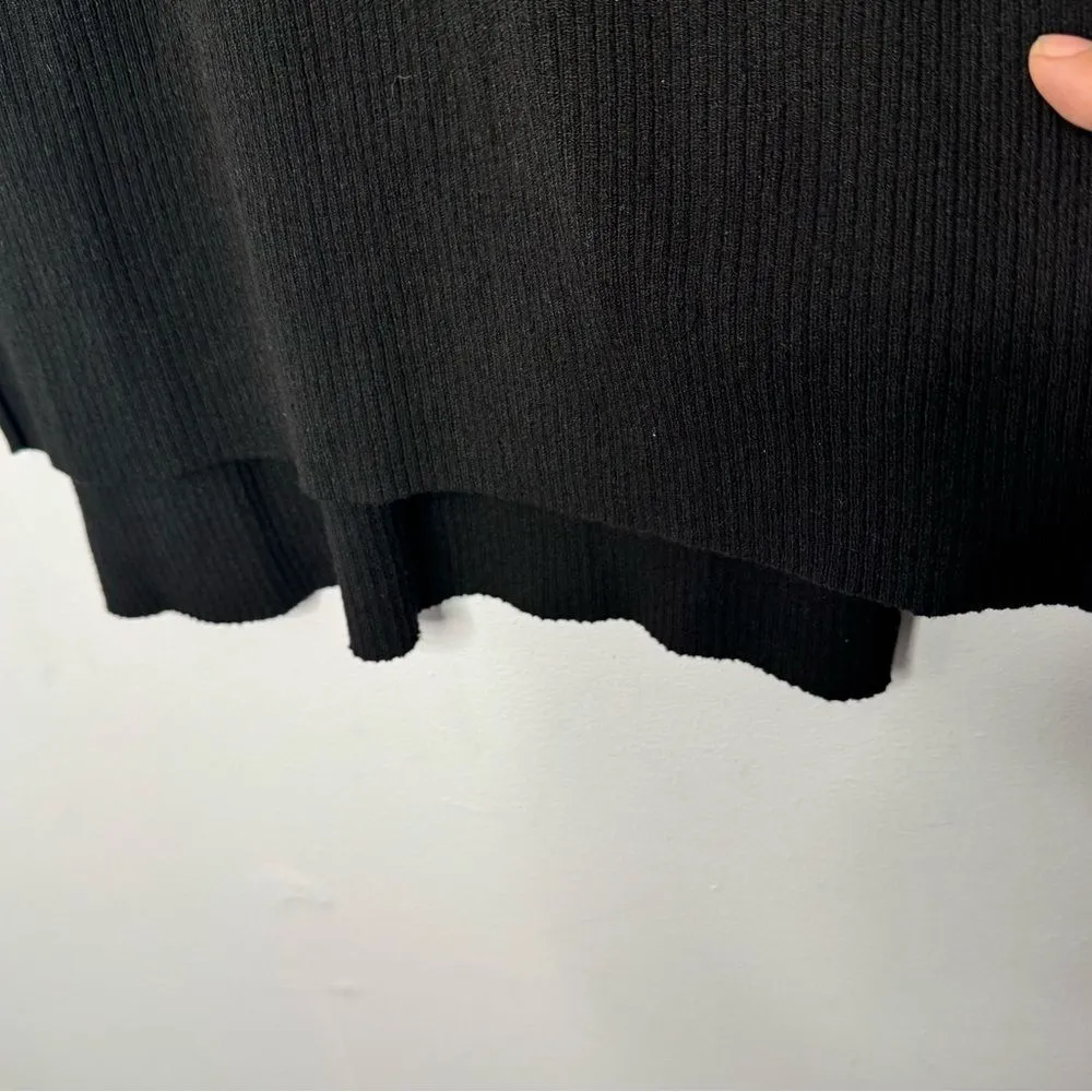 Free People black tunic sweater size medium - Image 6