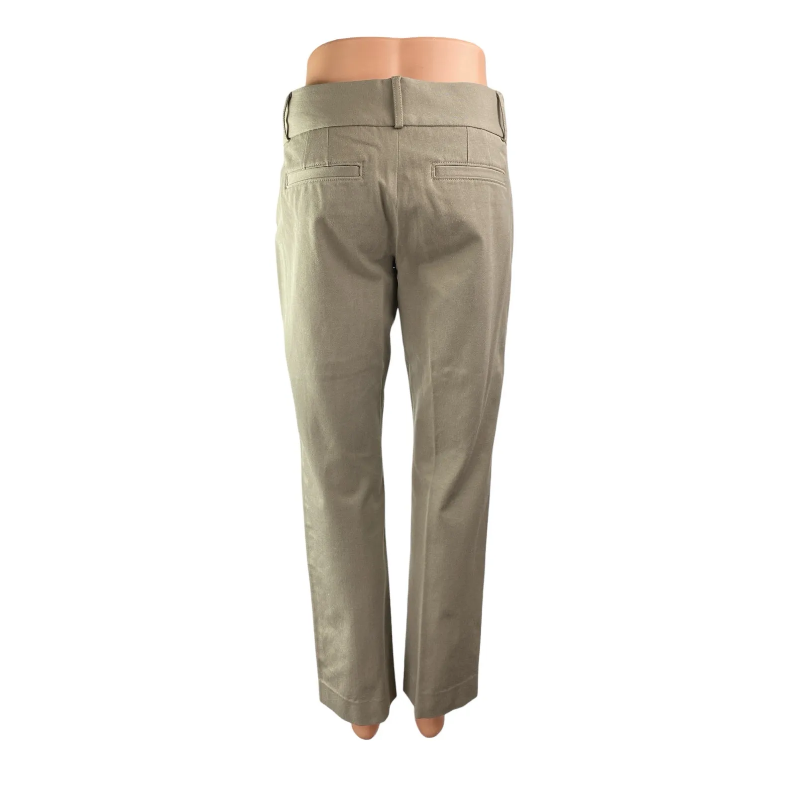 Banana Republic Beige Mid Rise Straight Leg Chino Khaki Trousers Dress Pants 2 - Image 2