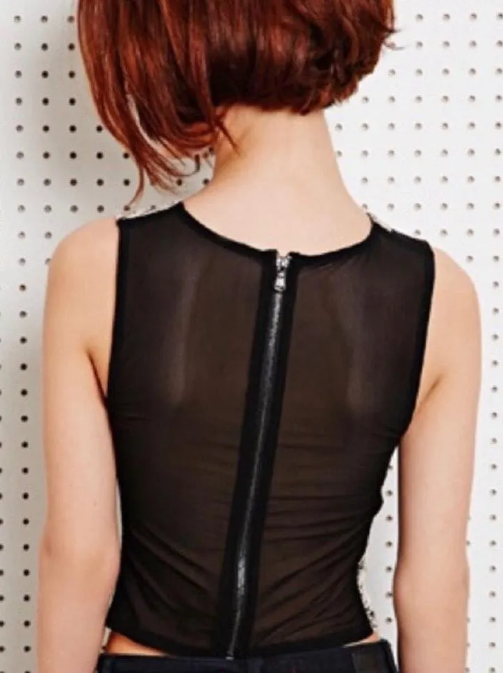 Mesh Cutout top - Image 8