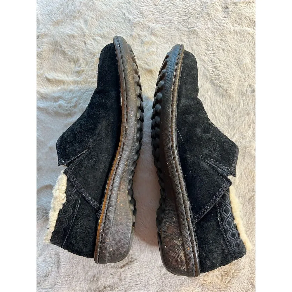 UGG Australia Unisex Black Sheepskin Slip-On Loafers Casual Shoes - Image 7