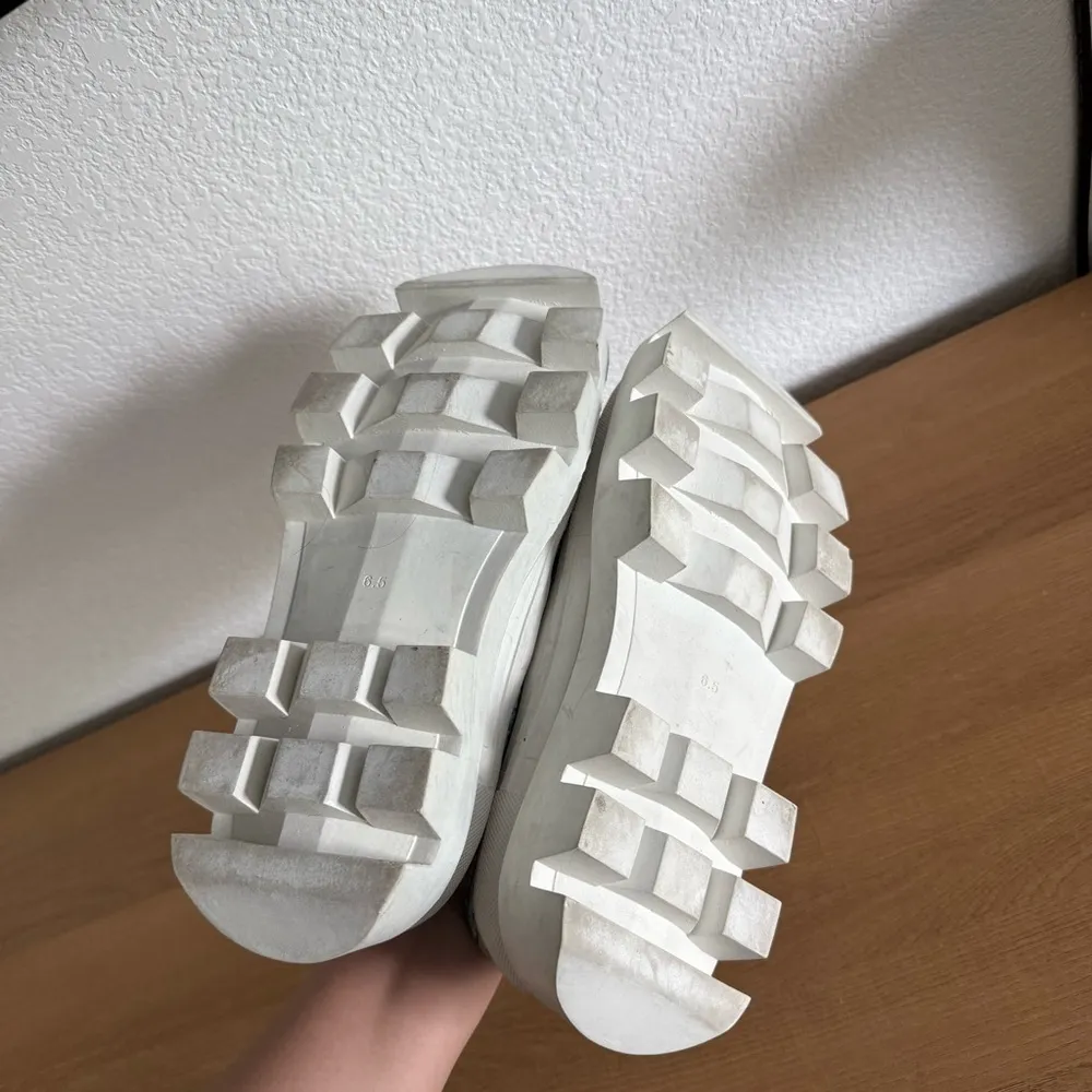 Jeffrey Campbell Liberty London Floral Mary Jane Buckle Lug Platform Shoes 6.5 - Image 6