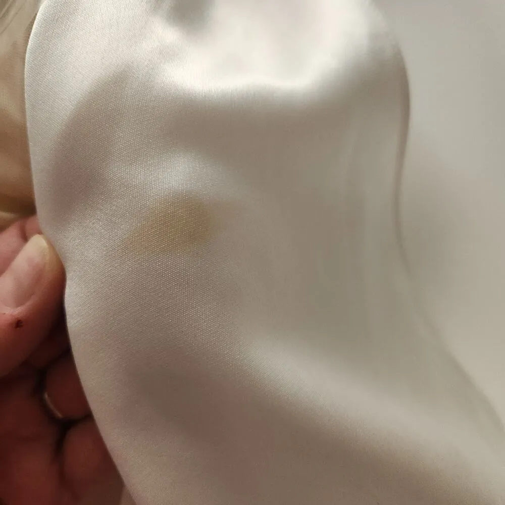 Retrofete White Strapless Asymmetrical Rhinestone Dress Size XS - Image 11