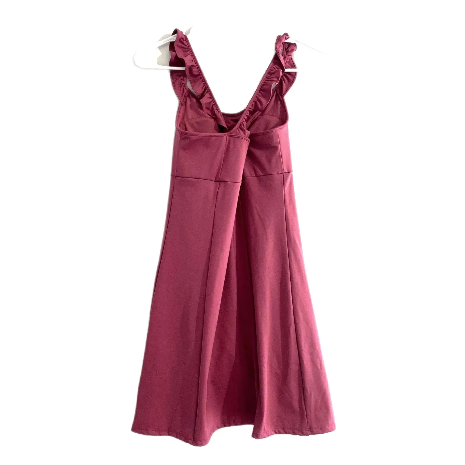 Sincerely Jules Golf and Tennis Athleisure Dress Mauve Pink Ruffle Strap Size XS - Image 5