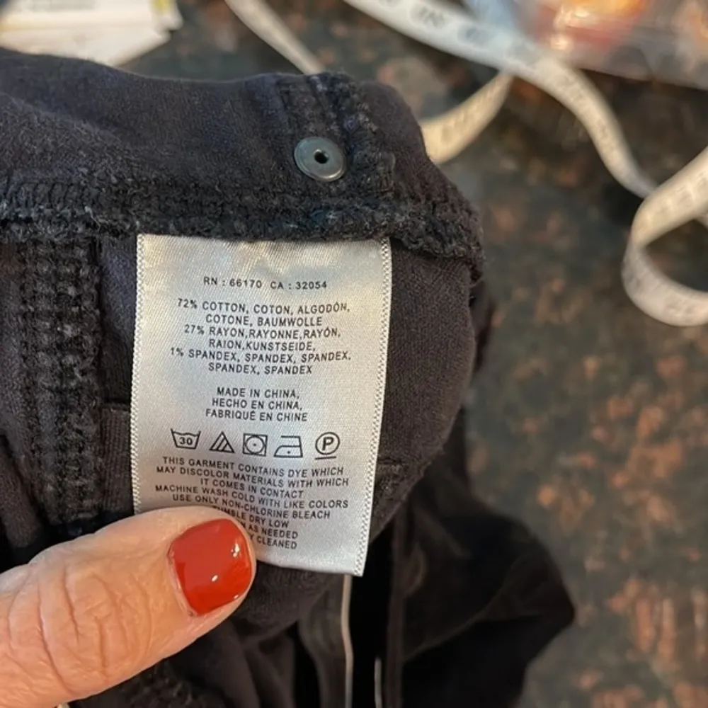 Pilcrow and the letterpress velvet skinny polkadot pants black - Image 5