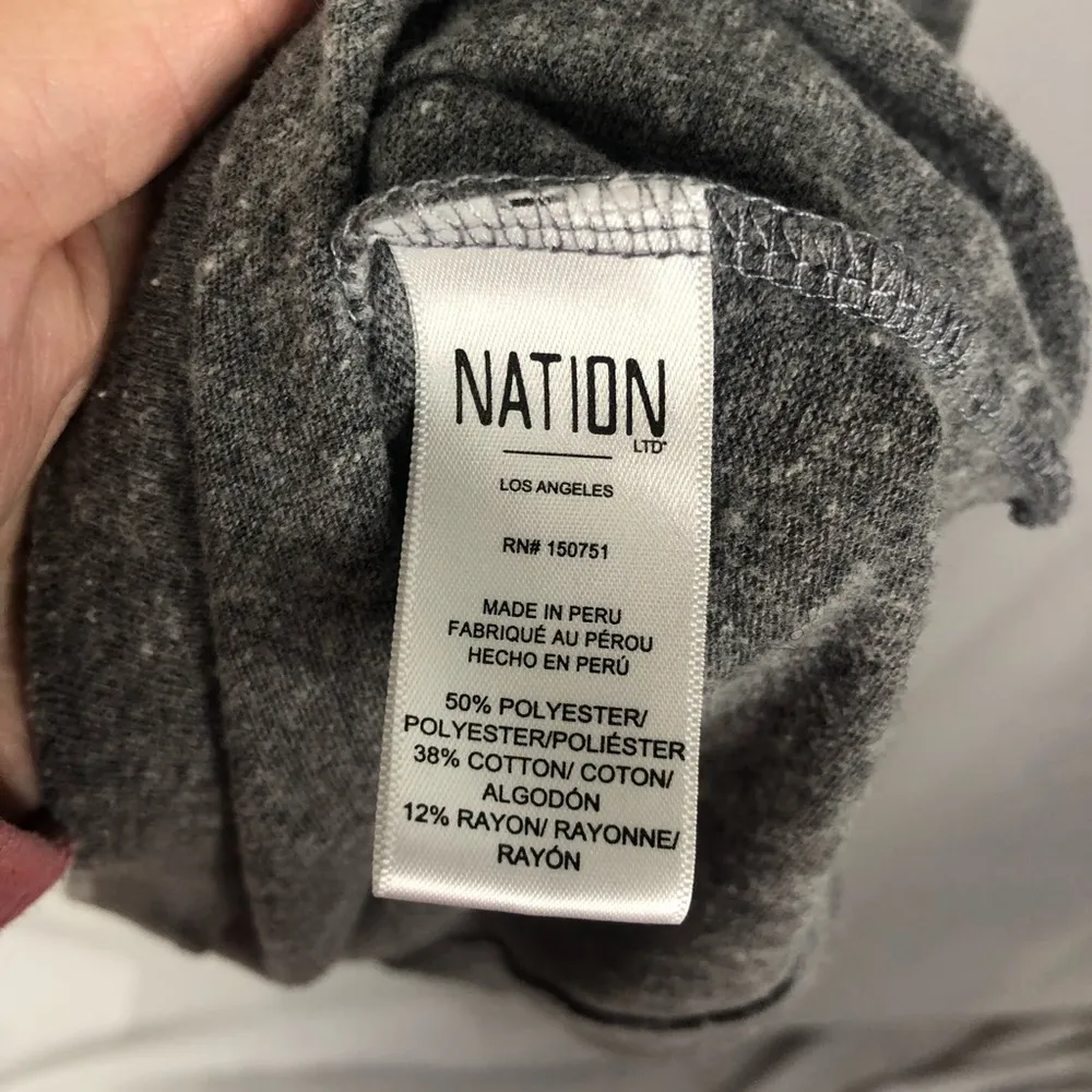 Nation LTD X REVOLVE Gray Phoebe Tank T-Shirt Dress S - Image 71