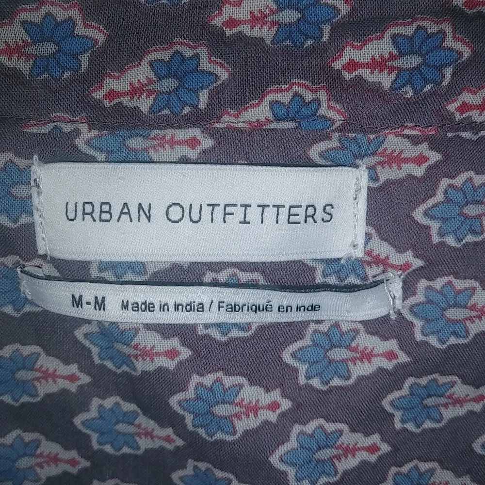 Urban Outfitters M Cotton Boho Short Sleeved Mauve Purple Mini Dress - Image 10