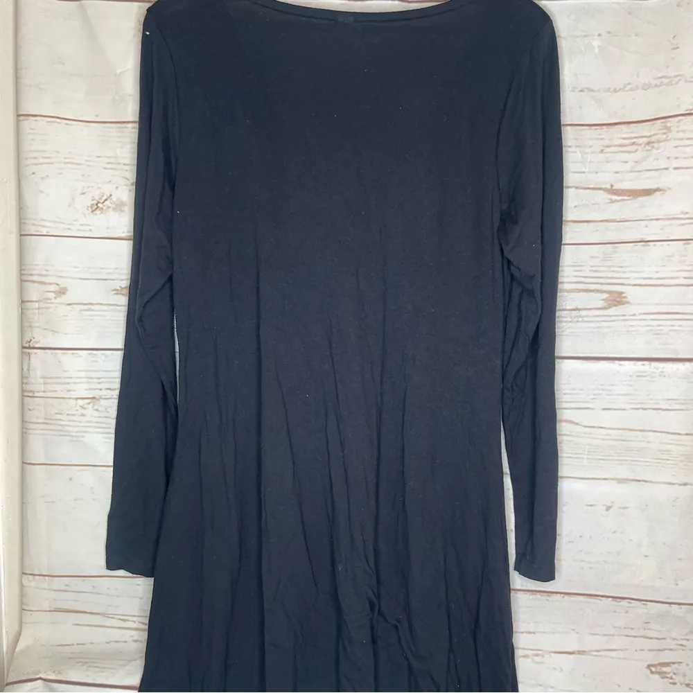 NWT $29 BP • Mini Dress • Black • Long Sleeve • Large - Image 2