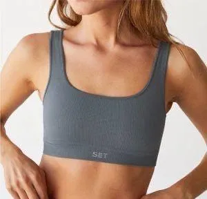 Sculptflex Box Cut Bra and Power Leggings Slate Grey - Image 3
