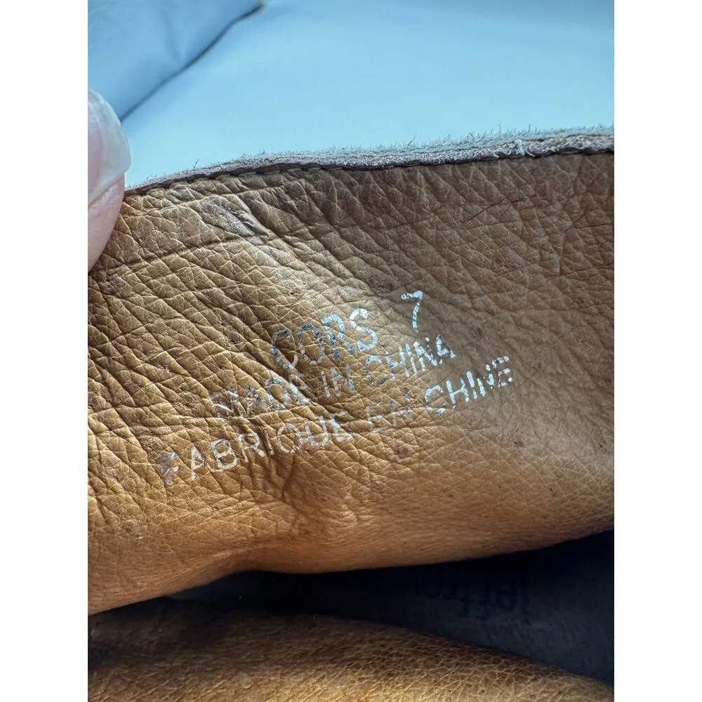 Jeffrey Campbell Light Brown Cors Suede Lace Up Sandals Block Heel Sz 7 Grunge - Image 8