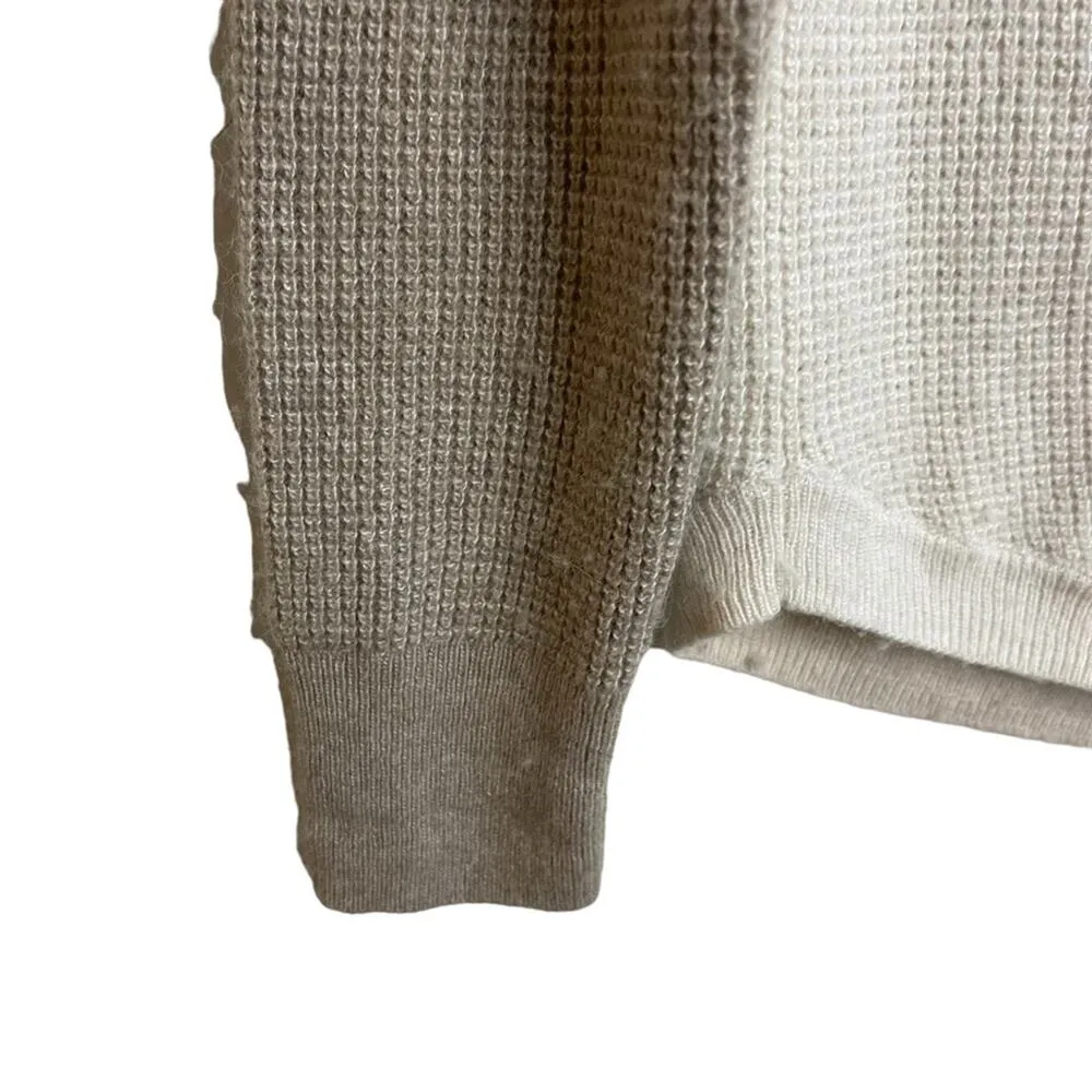 Madewell Jane Waffle Stitch Sweater Sz XS - Image 5