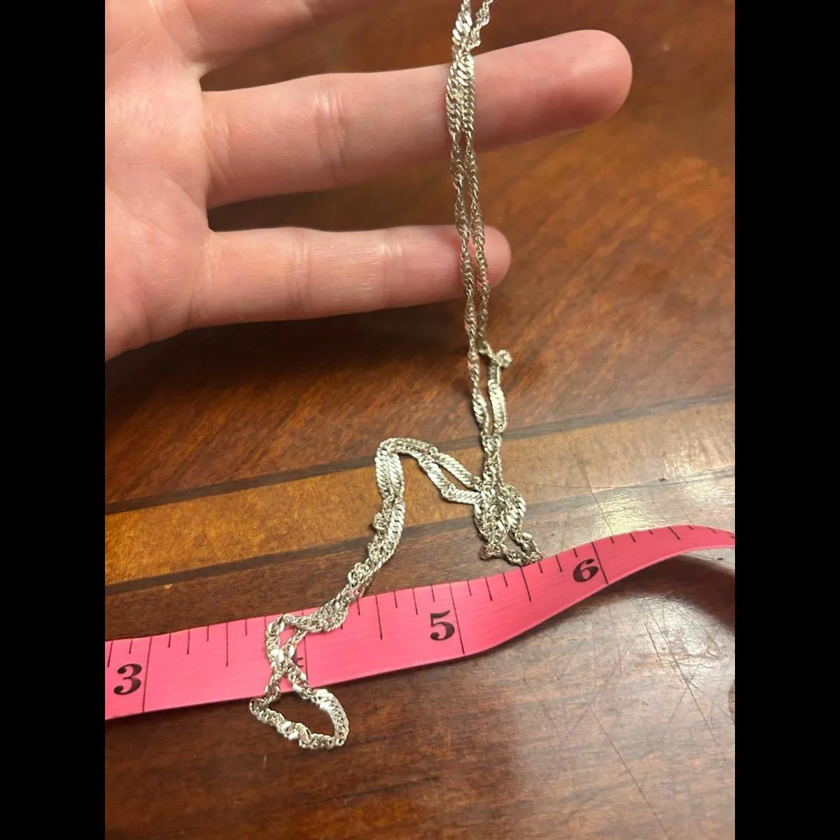 22 inch 4.72g g06 Necklace 925 sterling silver made in Italy - Image 3