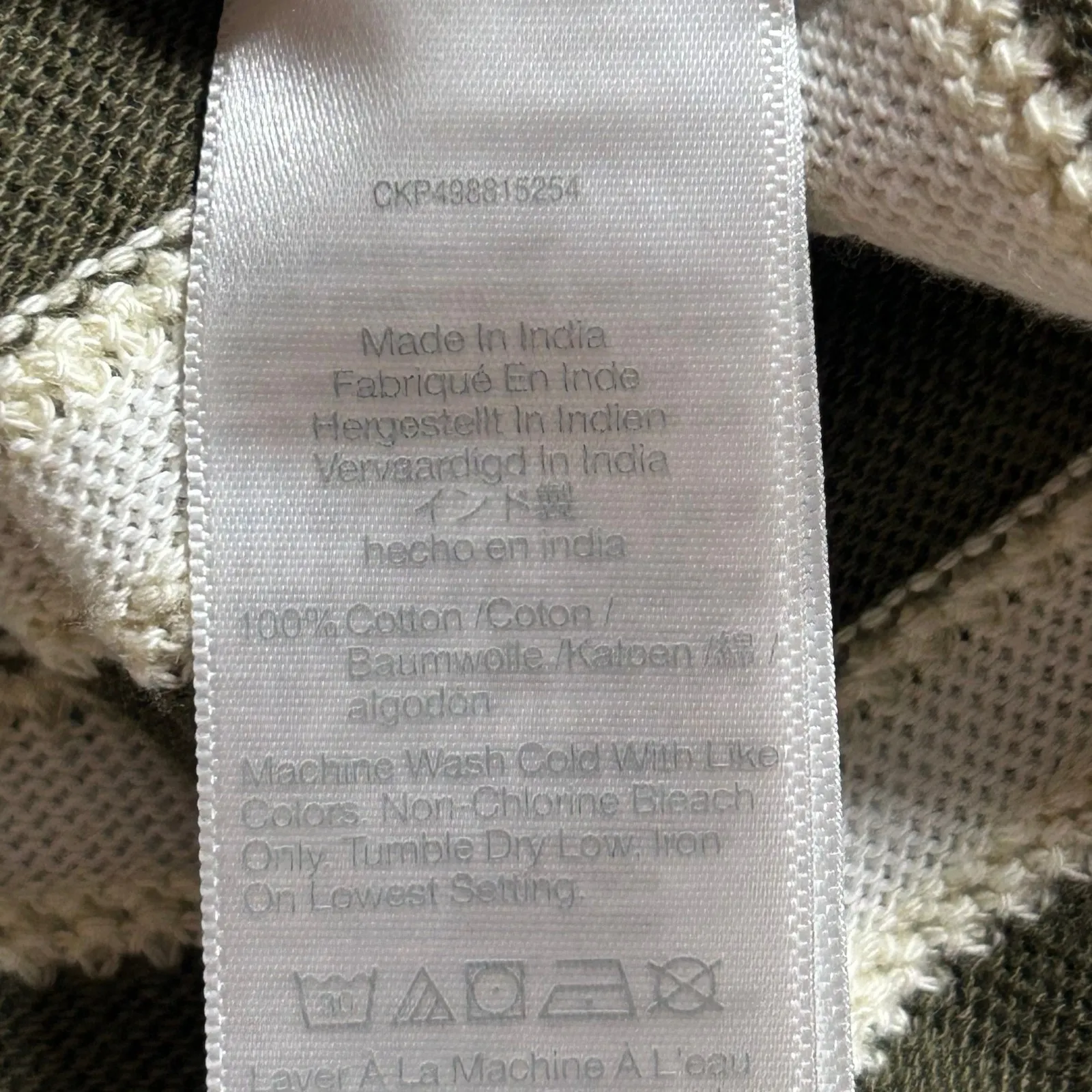 Madewell Women's Relaxed V-Neck Striped Polo Style Sweater Top XXS Oversized New - Image 8