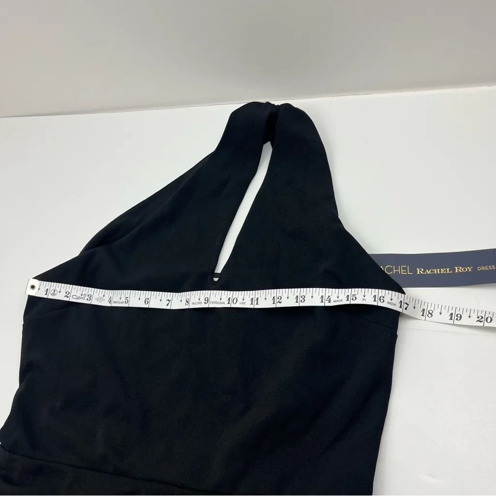 Rachel Rachel Roy One Shoulder Women Size Medium Black Dress Evening Wedding NEW - Image 10